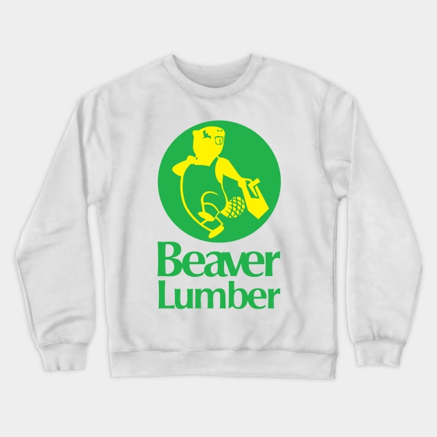 Beaver Lumber Crewneck Sweatshirt by INLE Designs